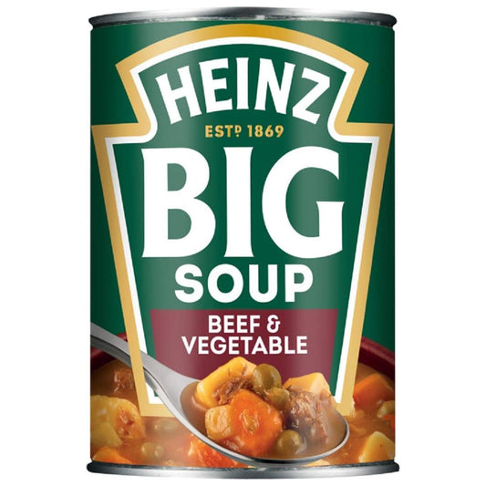 🥫 Heinz Big Soup Beef & Vegetable 400g – Hearty British Soup