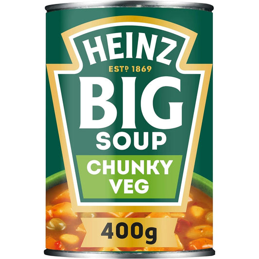 🥫 Heinz Big Soup Chunky Vegetable 400g – Hearty British Soup