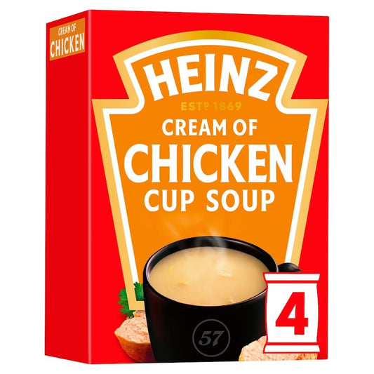 Heinz Cream of Chicken Cup Soup 4 Sachets – British Instant Soup, Buy British PH