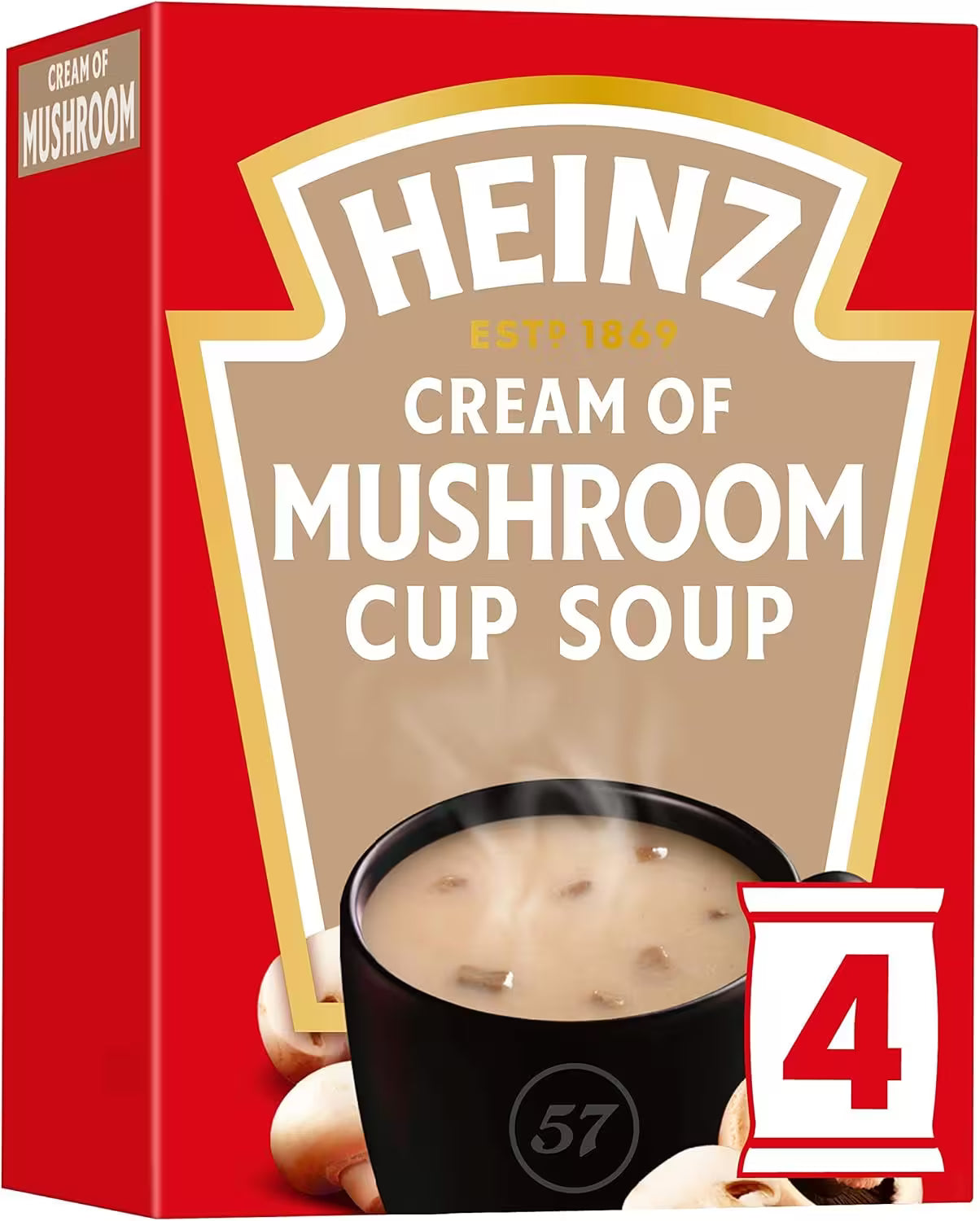 Heinz Mushroom Dry Cup Soup 70g Box