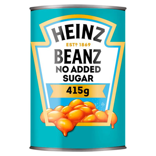 🥫 Heinz No Added Sugar Baked Beans 415g – Classic British Favourite