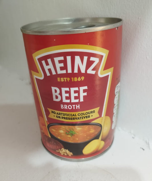 Heinz Beef Broth 400g dented tin UK-imported British broth Philippines
