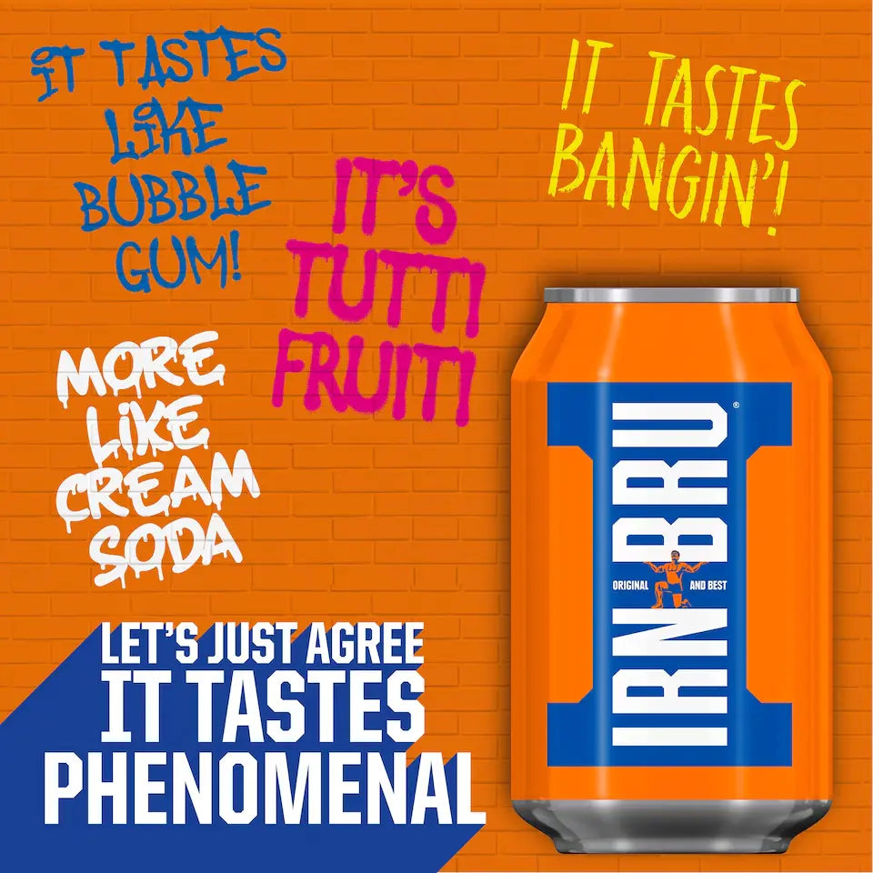 IRN-BRU Original Scottish Soft Drink Poster