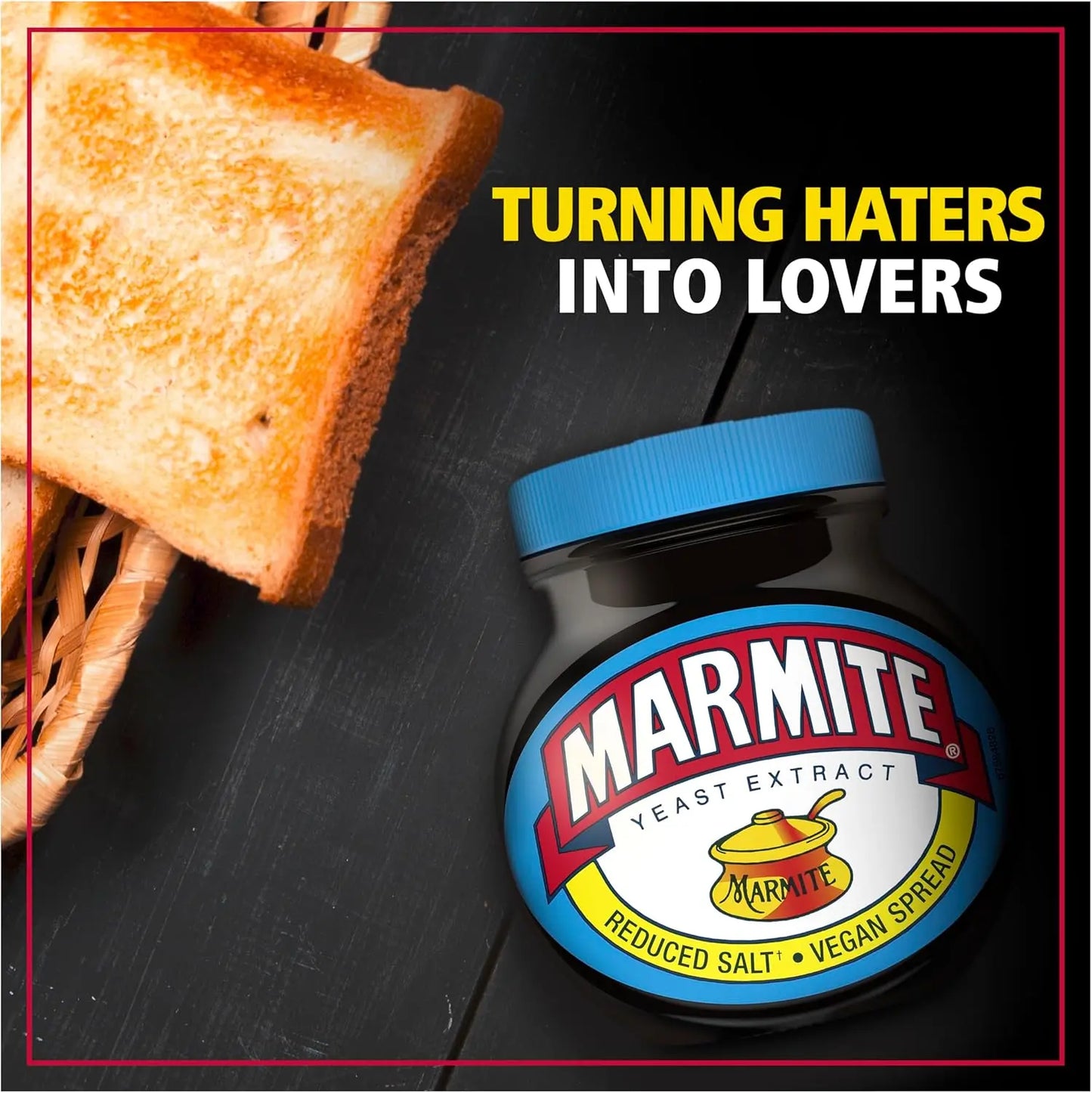 🟡 Marmite Reduced Salt Yeast Extract 250g – Classic British Savoury Spread with Less Salt