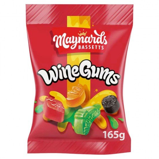 Maynards Bassetts Wine Gums 165g – British Chewy Sweets, Buy British PH