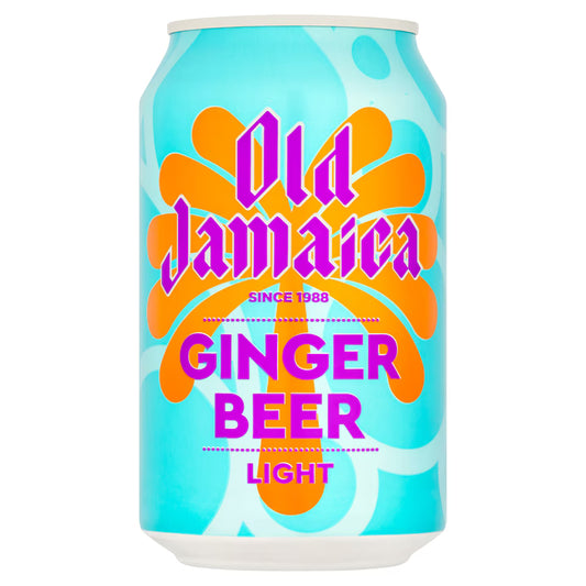 🫚 Old Jamaica Ginger Beer Light 330ml – Reduced Sugar Caribbean Ginger Beer