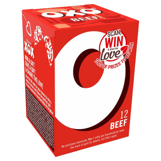 Oxo Beef Stock Cubes 12 Pack – British Stock Cubes Box, Buy British PH