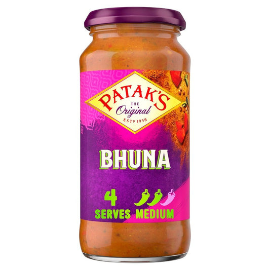 🌶️ Patak’s Bhuna Sauce 450g – Spicy British-Indian Curry Sauce