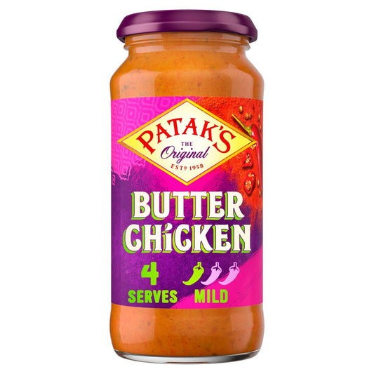 Patak’s Butter Chicken Sauce 450g – British Indian Curry Jar, Buy British PH