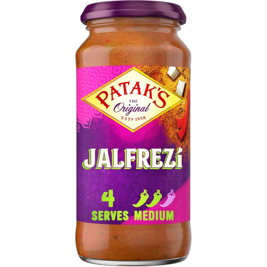 🍛 Patak’s Jalfrezi Cooking Sauce 450g – Spicy British-Indian Favourite