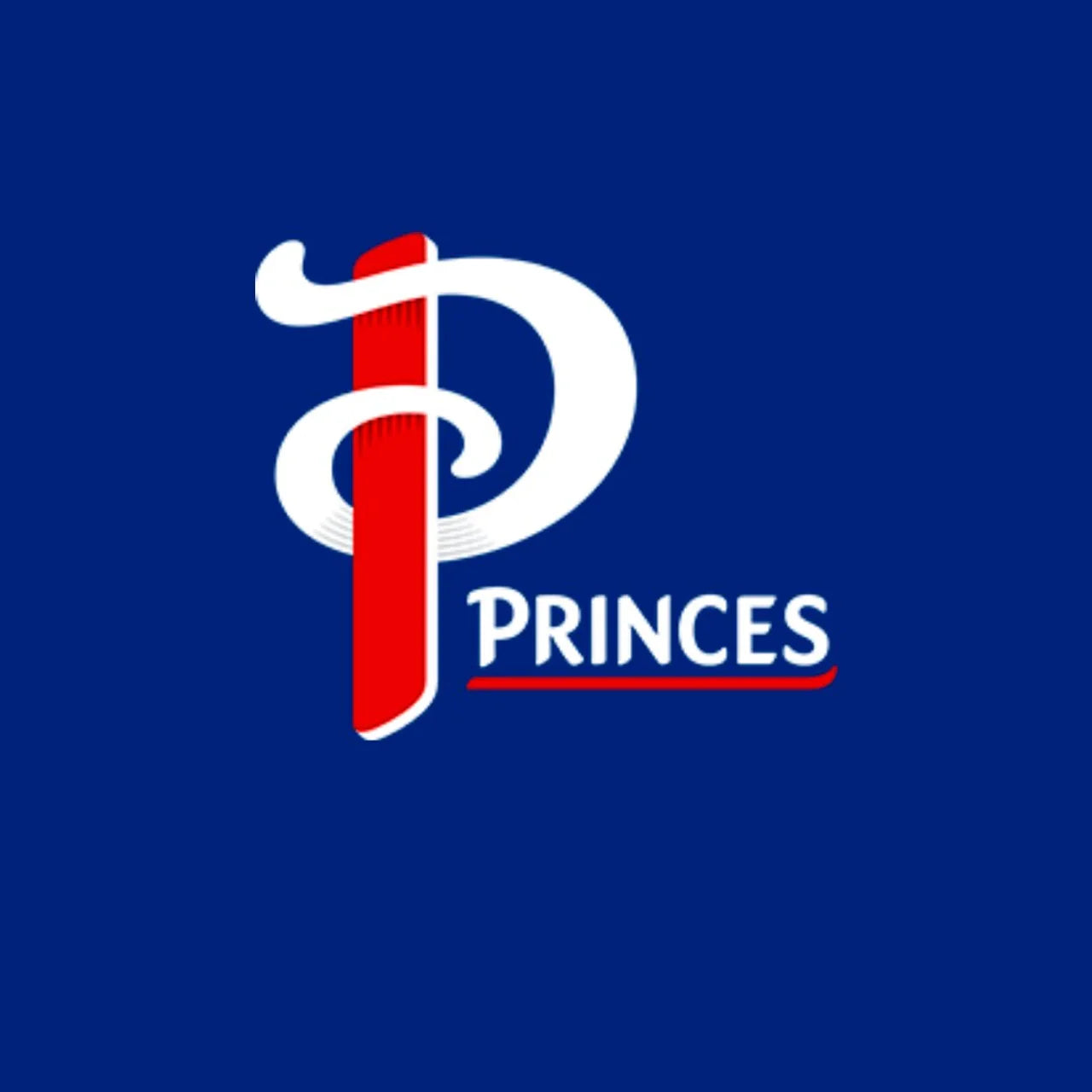 Princes logo with a red and white 'P' on a blue background