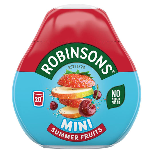 Robinsons Mini Summer Fruits Squash 66ml – British Cordial Bottle, Buy British PH