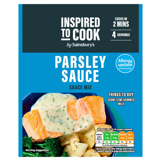 🌿 Sainsbury’s Parsley Sauce Mix 20g – Classic British Sauce