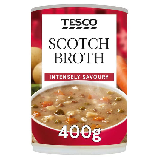 Tesco Scotch Broth Soup 400g – Traditional British Soup, Buy British PH