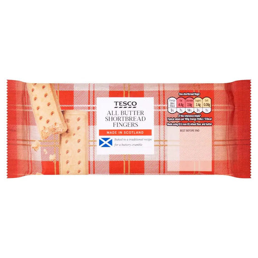 🍪 Tesco All Butter Shortbread Fingers 210g – Buttery, Crisp British Treat