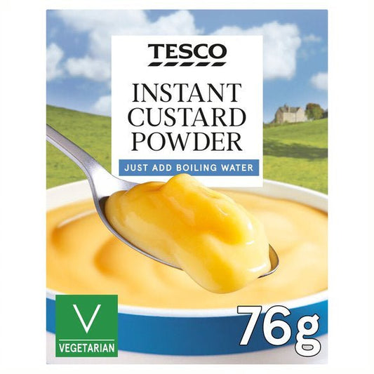 Tesco Instant Custard Mix 76g – British Dessert Sauce Sachet, Buy British PH