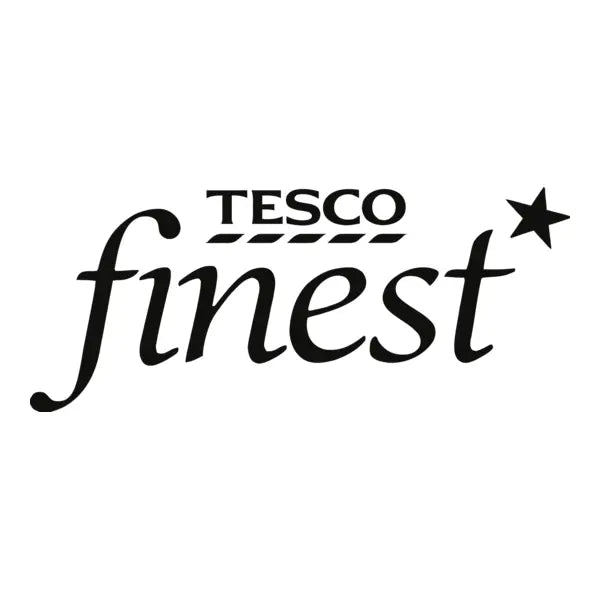 Tesco finest logo on a white background
