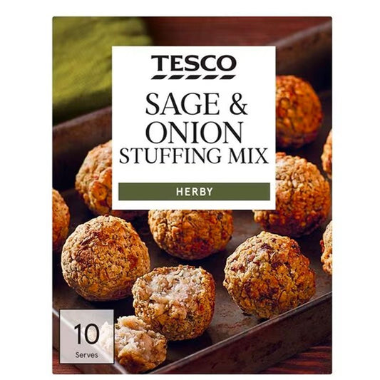 Tesco Sage & Onion Stuffing Mix 170g – British Roast Side, Buy British PH