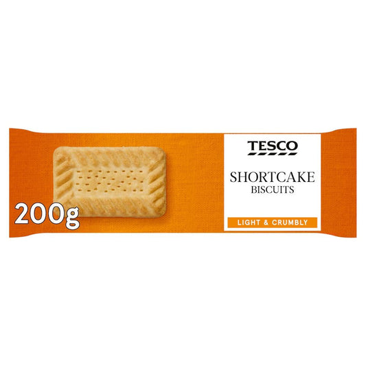 🍪 Tesco Shortcake Biscuits 200g – Buttery British Tea-Time Classic