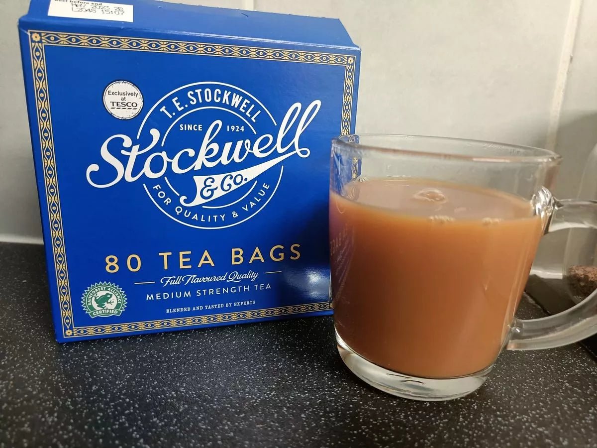 🍵 Tesco Stockwell & Co 80 Tea Bags 200g – Classic British Tea at Great Value