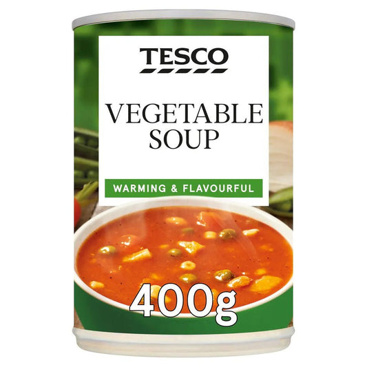 Tesco Vegetable Soup 400g – British Tinned Soup, Buy British PH