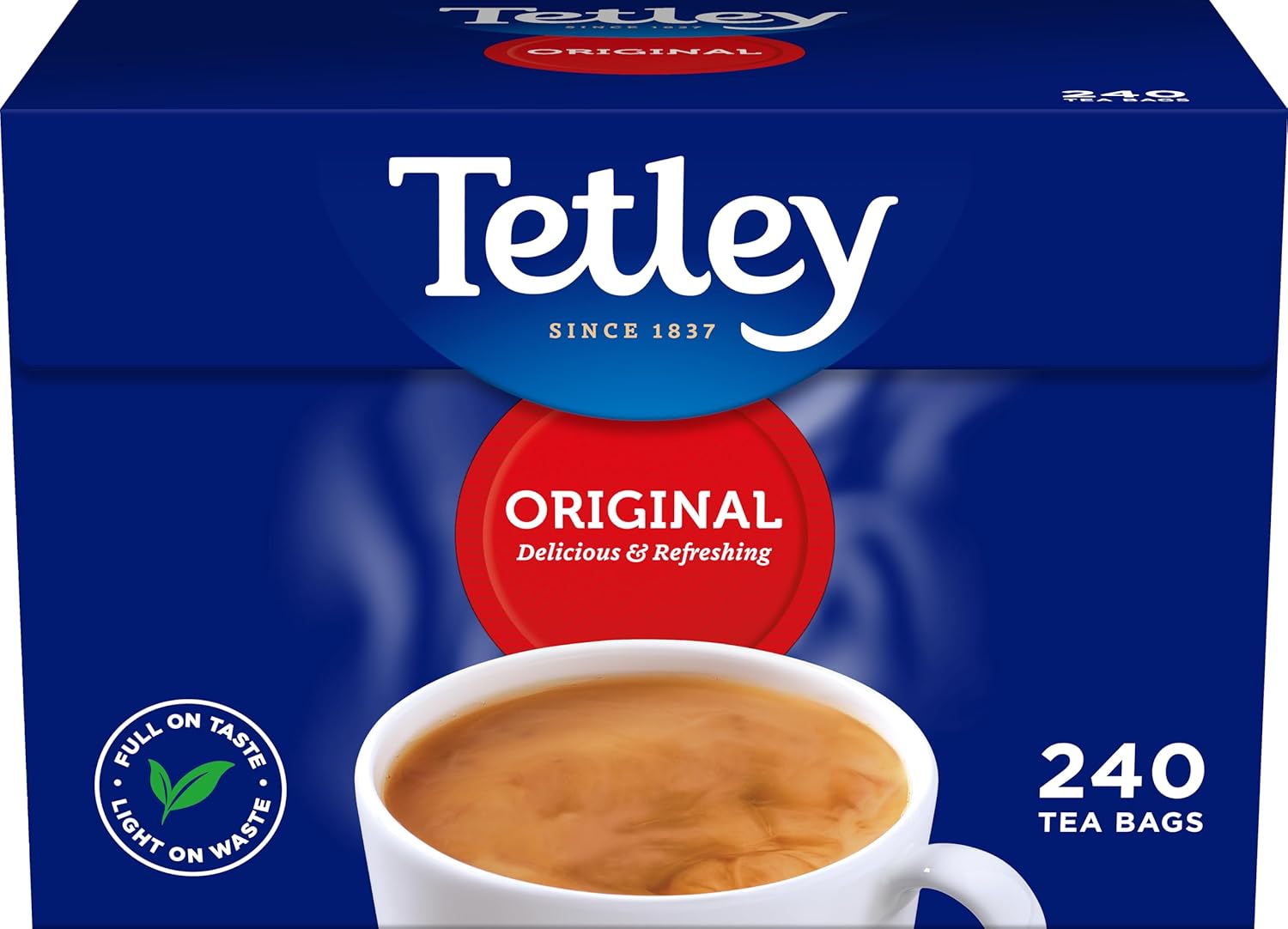 Tetley Original 240 Teabags – British Black Tea Bulk Pack, Buy British PH