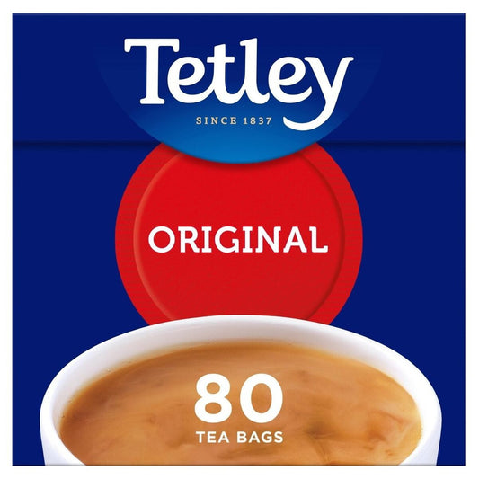 Tetley Tea Original 80 Bags – British Black Tea, Buy British PH
