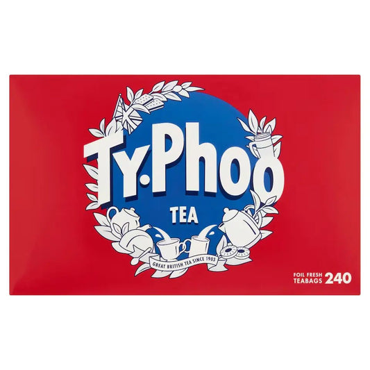 🍵 Typhoo Foil Fresh Tea Bags 240s – Classic British Tea in Bulk