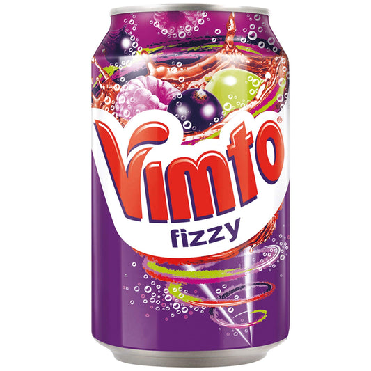 Vimto Fizzy Original 330ml Can – British Soft Drink, Buy British PH