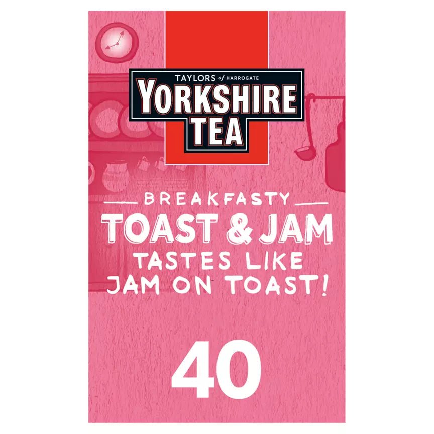 🍵 Yorkshire Tea Toast & Jam Tea Bags 40s 125g – British Breakfast Favourite