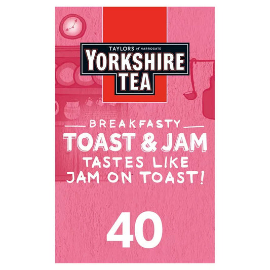 🍵 Yorkshire Tea Toast & Jam Tea Bags 40s 125g – British Breakfast Favourite