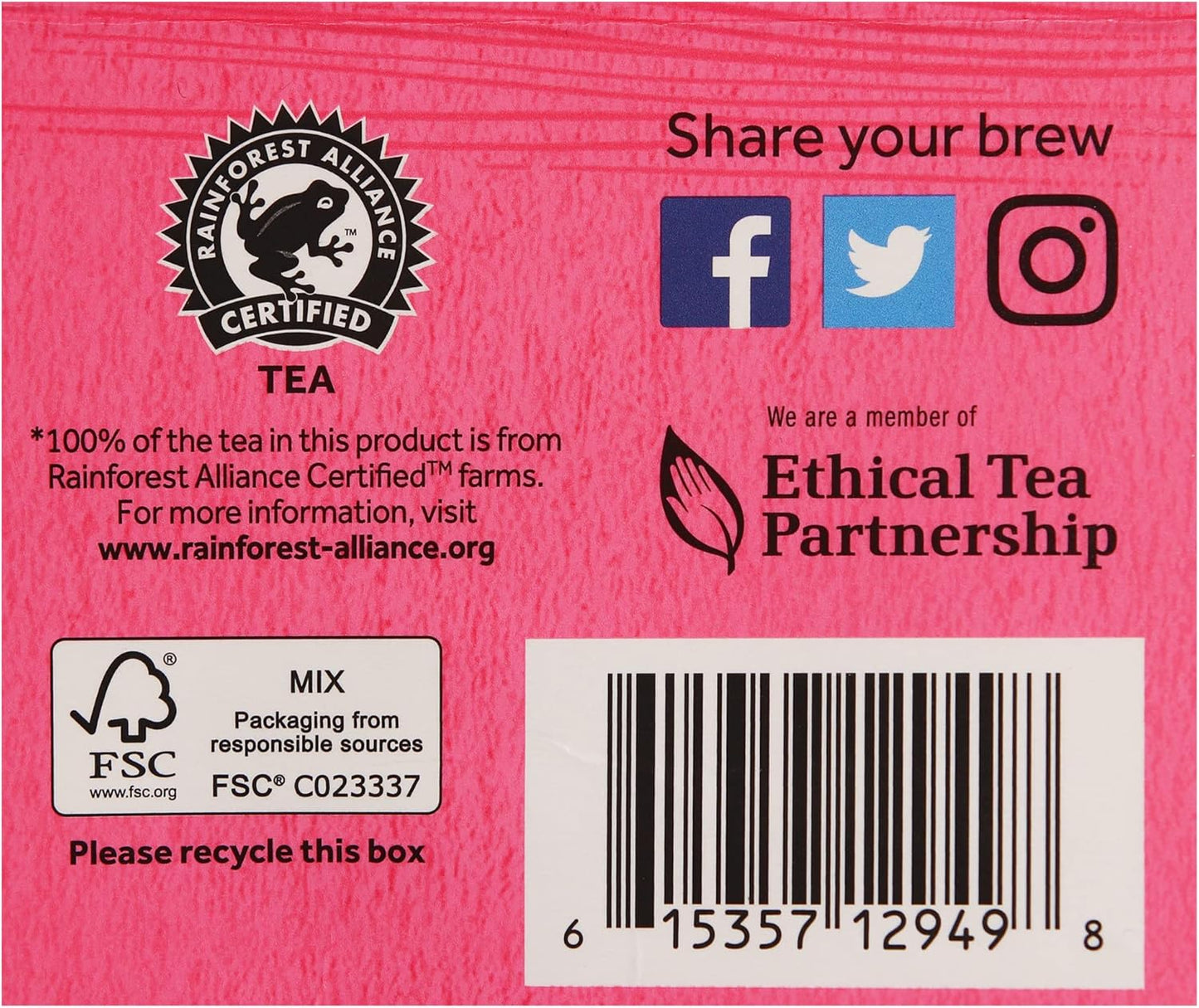 🍵 Yorkshire Tea Toast & Jam Tea Bags 40s 125g – British Breakfast Favourite