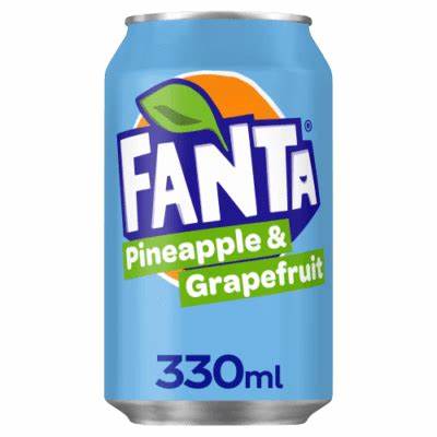 🍍 Fanta Pineapple & Grapefruit 330ml – 30% OFF EXP 01 Jan '26