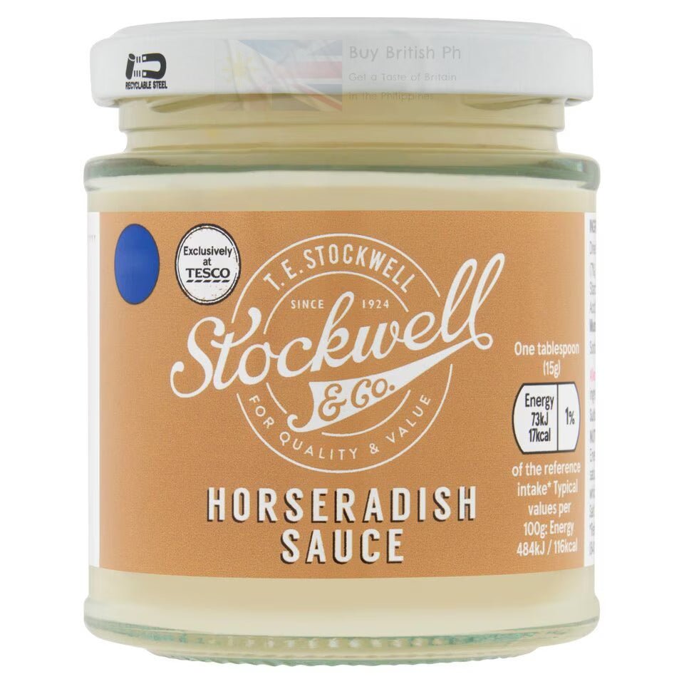 Tesco Horseradish Sauce 175g – British Roast Beef Condiment, Buy British PH